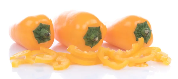 Frische Mini-gelbe Paprika — Stockfoto