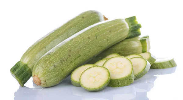Zucchine bianche fresche — Foto Stock