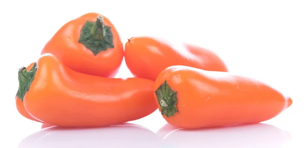 Fresh mini orange peppers — Stock Photo, Image