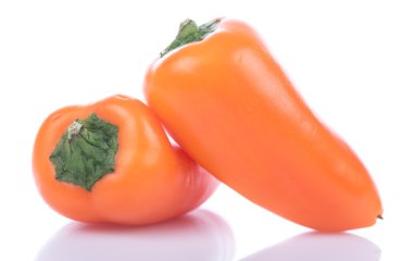 Taze mini turuncu biber