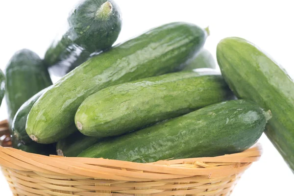 Fresh mini cucumbers — Stock Photo, Image