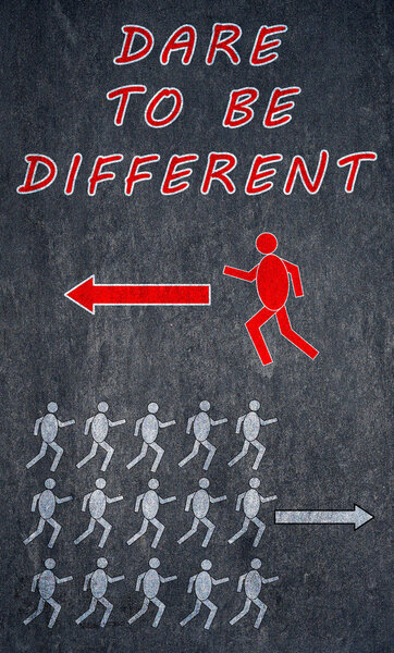 Осмелюсь быть другим понятием на доске
