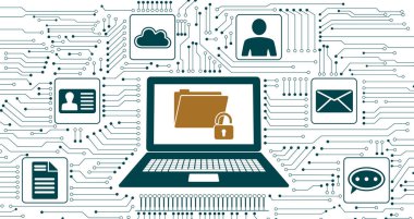 Devreye entegre edilmiş simgelerle veri koruması kavramı