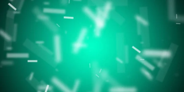 Flying Rectangular Shapes Light Green Background — Stock Photo, Image