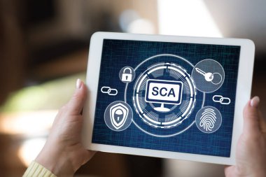 Sca kavramını gösteren tablet ekranı