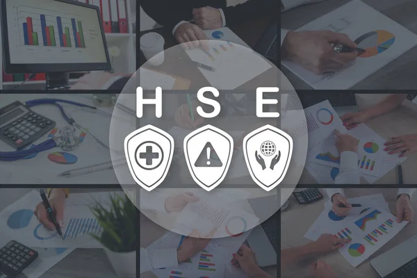 Hse Concetto Illustrato Immagini Sfondo — Foto Stock