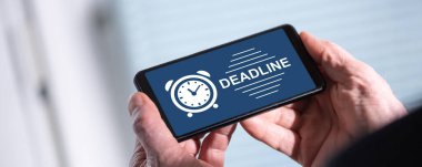 Zamanaşımı kavramını gösteren akıllı telefon ekranı