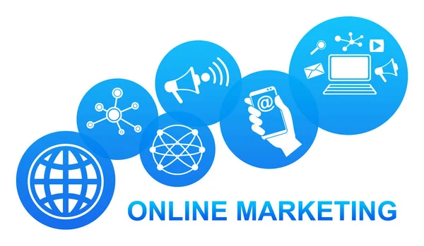 Illustration Online Marketing Concept — Stock Photo, Image