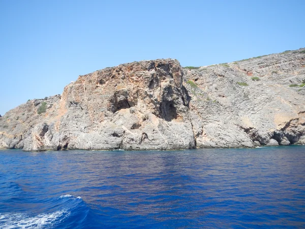 Havet grottor formad som en huvud — Stockfoto