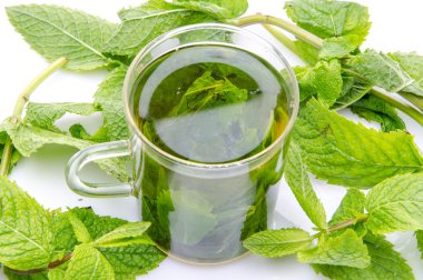 ortasında taze nane nane çay