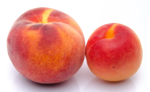 Peach and apricot — Stock Photo, Image