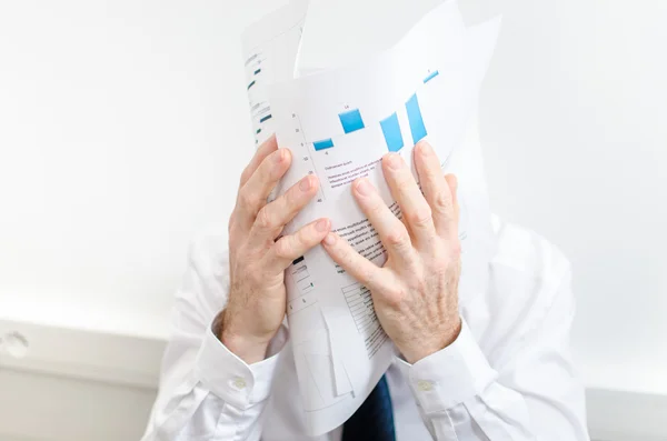 Stressad affärsman — Stockfoto