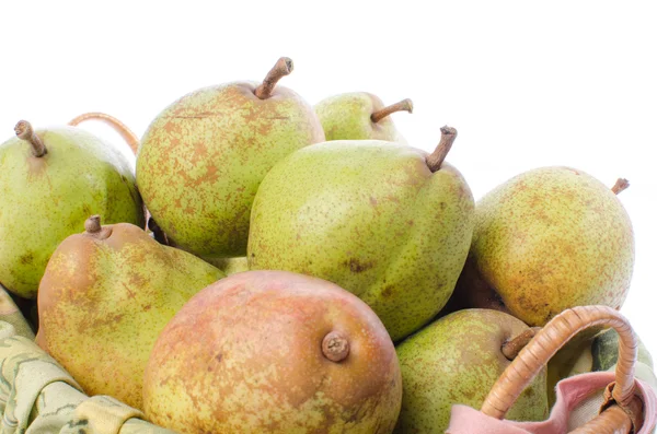 Peren in een mand-closeup — Stockfoto