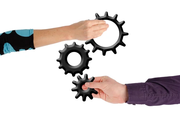 Teamwork and contribution concept — Stock Photo, Image