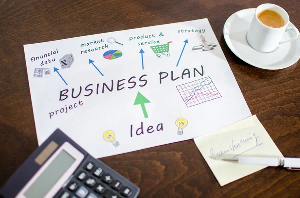 Business plan — Stock Photo, Image