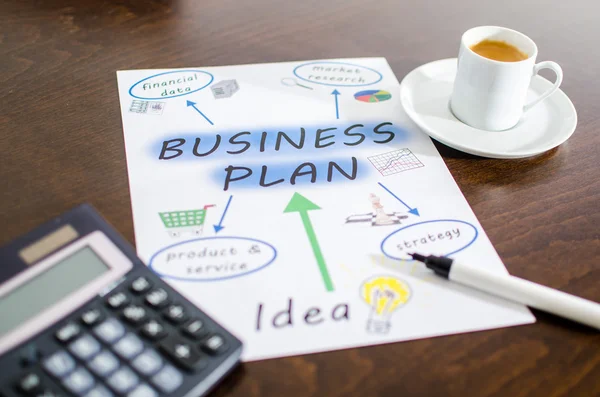 Business plan — Stock Photo, Image