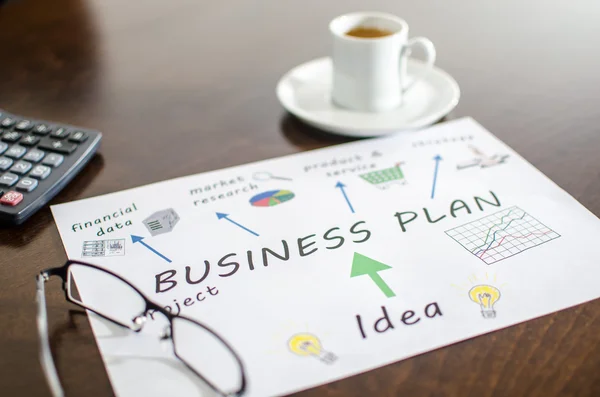 Business plan — Stock Photo, Image