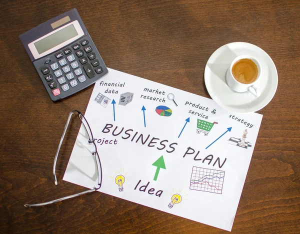 Business plan — Stock Photo, Image