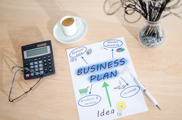 Business plan — Stock Photo, Image