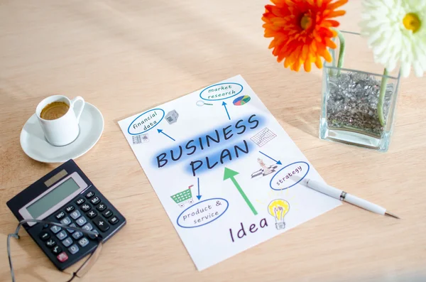 Businessplan — Stockfoto