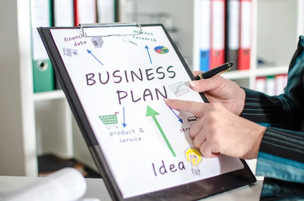 Business plan — Stock Photo, Image