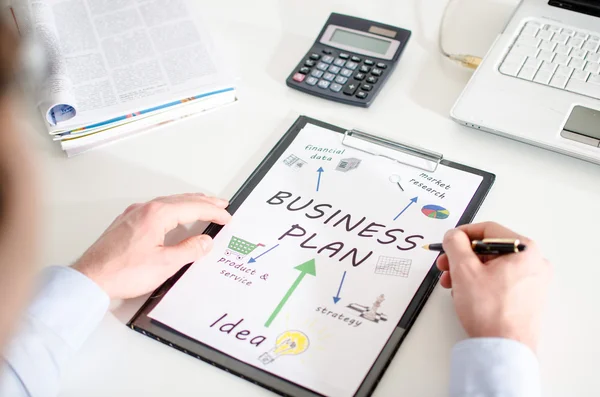 Business plan — Stock Photo, Image