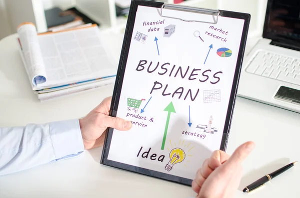 Business plan — Stock Photo, Image