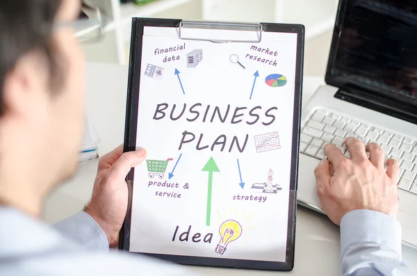 Business plan — Stock Photo, Image