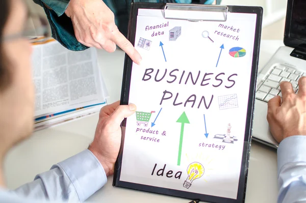 Business plan — Stock Photo, Image