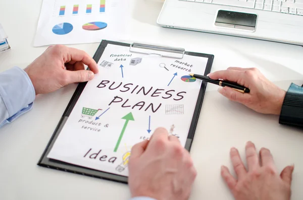 Business plan — Stock Photo, Image