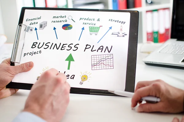 Business plan — Stock Photo, Image