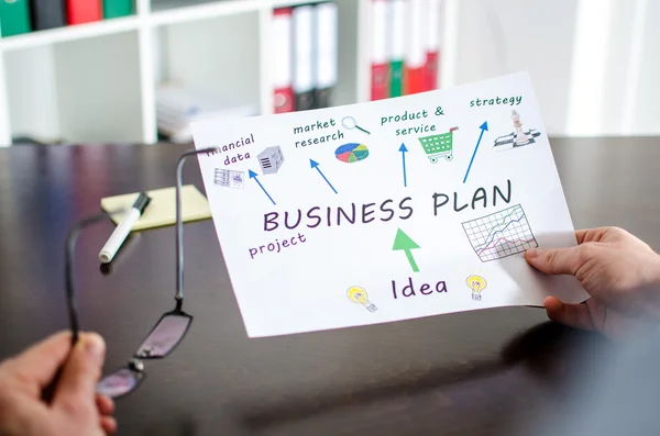 Business plan — Stock Photo, Image