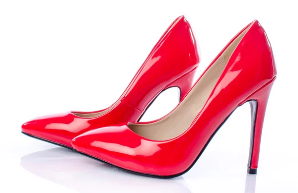 Chaussures rouges à talons hauts — Photo