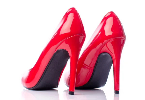 Chaussures rouges à talons hauts — Photo