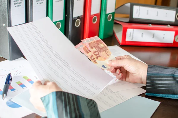 Ragioniere al lavoro — Foto Stock