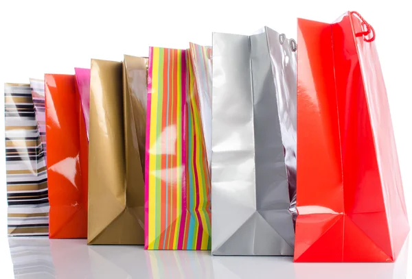 Papel Bolsas de compras Imagen De Stock