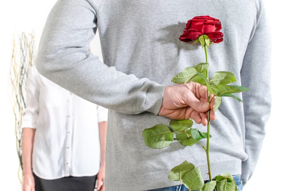 Surprise for Valentine's day — Stock Photo, Image