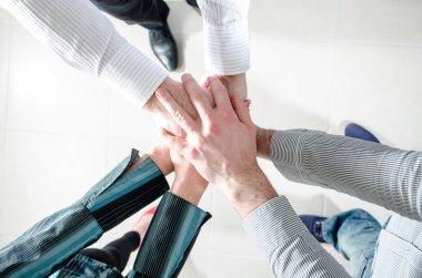 iş ekip çalışması eller