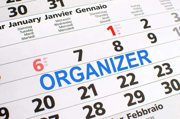 Organizador — Foto de Stock