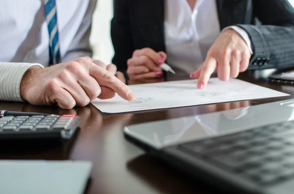 Ondernemers aan het werk — Stockfoto