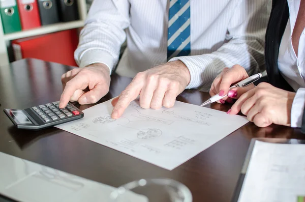 Ondernemers aan het werk — Stockfoto