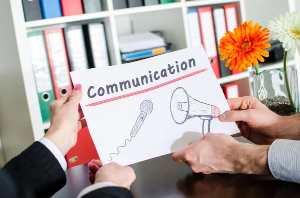 Communicatieconcept — Stockfoto