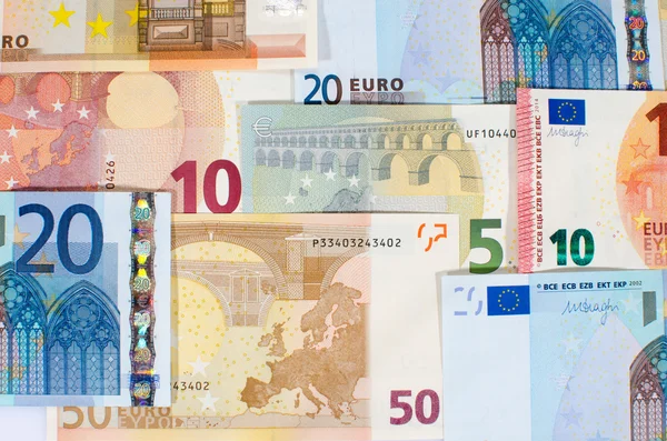 Contexte des billets en euros — Photo