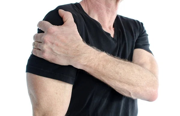 Man with painful shoulder — Stock Photo, Image