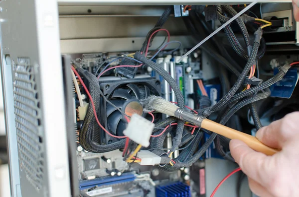 Computer cleaning — Stock Photo, Image