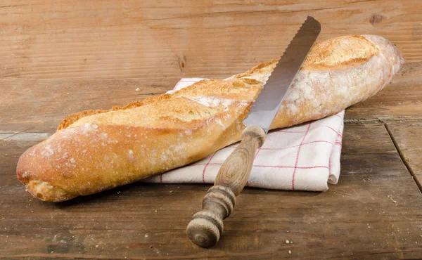 Tasty French baguette — Stock Photo, Image