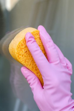 eldivenli elini Temizleme penceresi