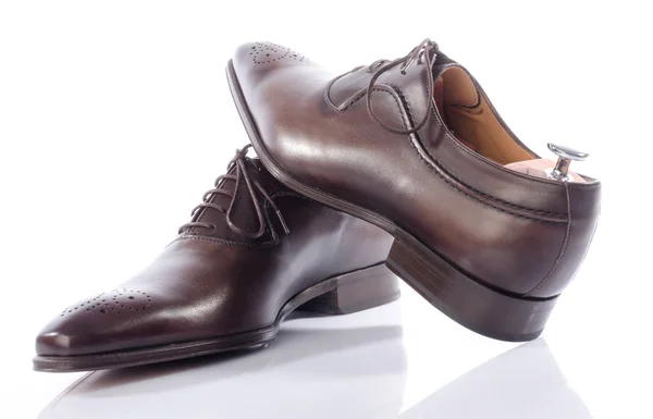 Lüks kahverengi Ayakkabı — Stok fotoğraf