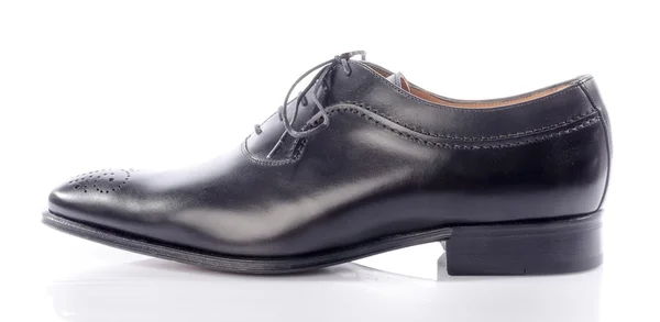 Luksusowe czarne buty — Zdjęcie stockowe