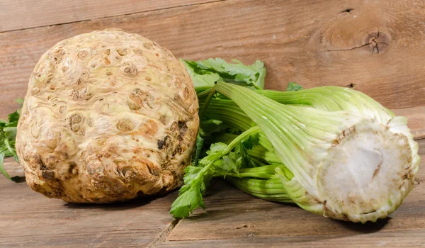 Celery root and green celery — Stock Photo, Image